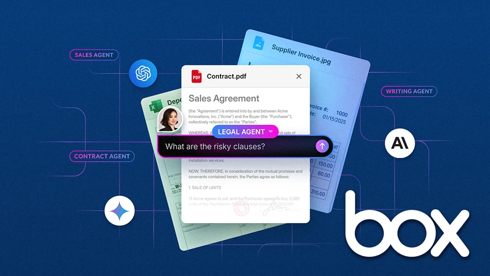 Box AI agents for content control