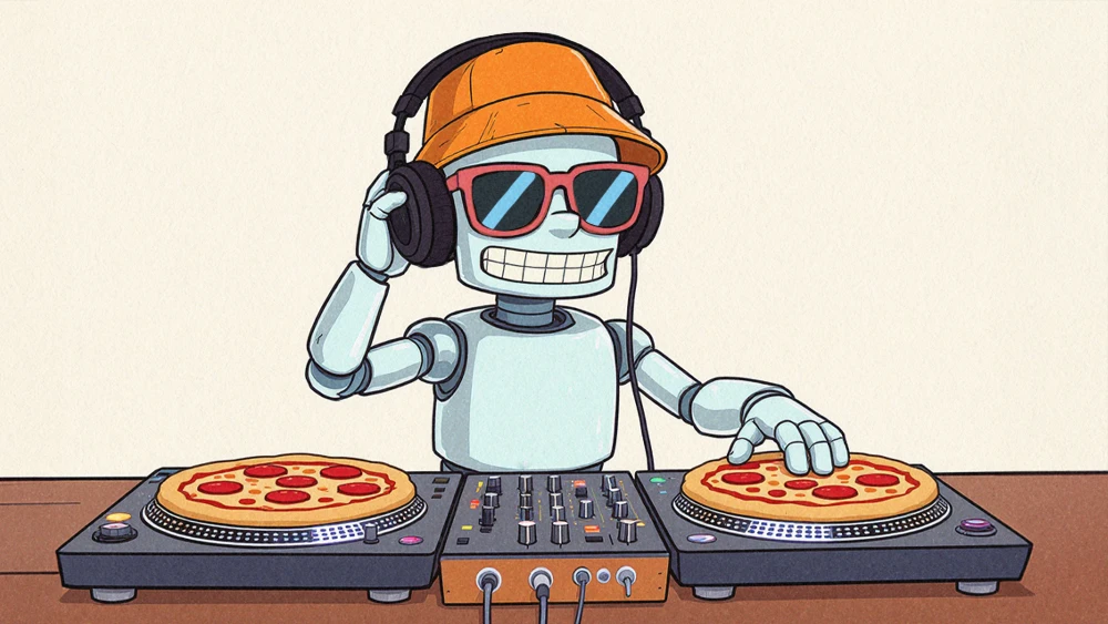 autonomous pizza robot dj