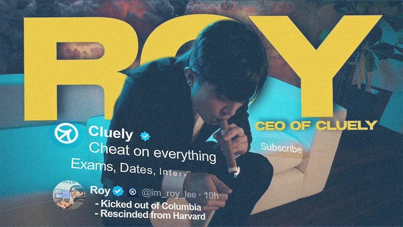 startup Cluely CEO Roy Chungin Lee cheat at everything