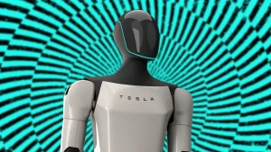 Tesla Optimus robot brain control by Neuralink