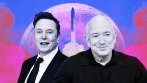 Elon Musk and Jeff Bezos race to Mars