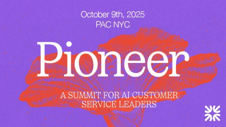 Fin AI Pioneer summit for customer service leaders