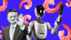 Jack Ma backed Ant Group Robbyant R1 humanoid robot cooks shrimp