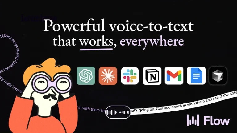 flow is the powerful voice-to-text that works, everywhere