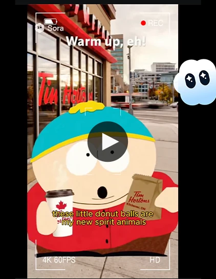 South Park AI slop on Sora