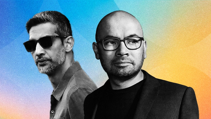 Google CEO Sundar Pichai and Google DeepMind AI founder Demis Hassabis