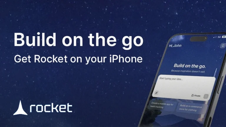 Build on the go with Rocket on your iPhone