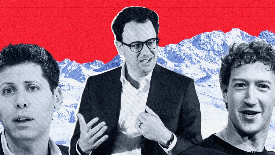 AI leaders at Davos: OpenAI Sam Altman, Anthropic Dario Amodei, Meta Mark Zuckerberg