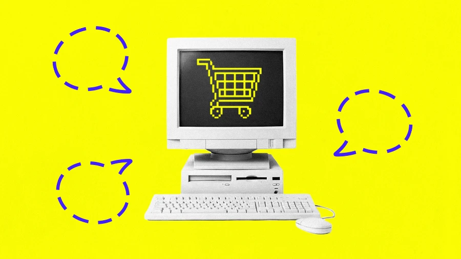 computer chatbot AI shopping