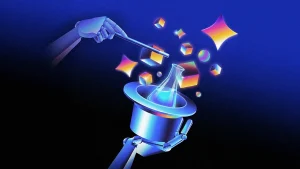 AI scientific research illustration