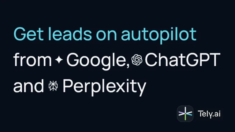 Get leads on autopilot from Google, ChatGPT and Perplexity
