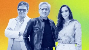 AI startups Yann LeCun, Nvidia CEO Jensen Huang, Mira Murati Thinking Machines