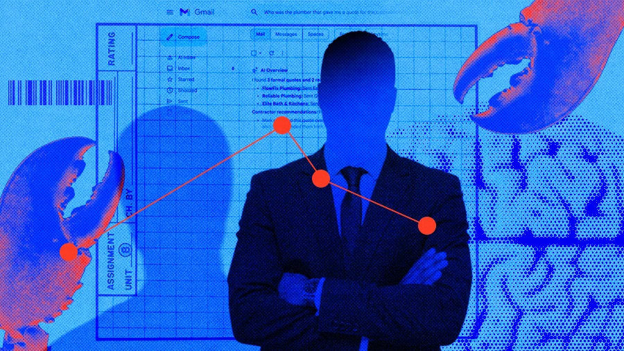 AI agent Claw Anything editorial collage