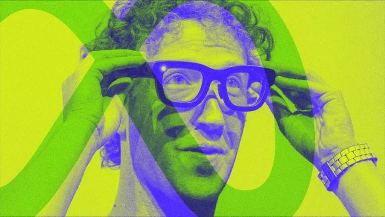 Mark Zuckerberg wearing Meta AI glasses