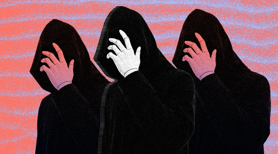 dither photo illustration AI agent hackers