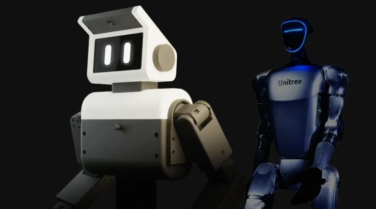 Nori L3 humanoid robot and Unitree G1 robot