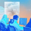 editorial collage developers coding