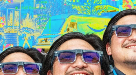 Amazon delivery drivers wearing AI smart glasses