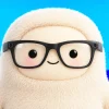 Meta Muse mascot wearing AI smart glasses with Zuckerberg